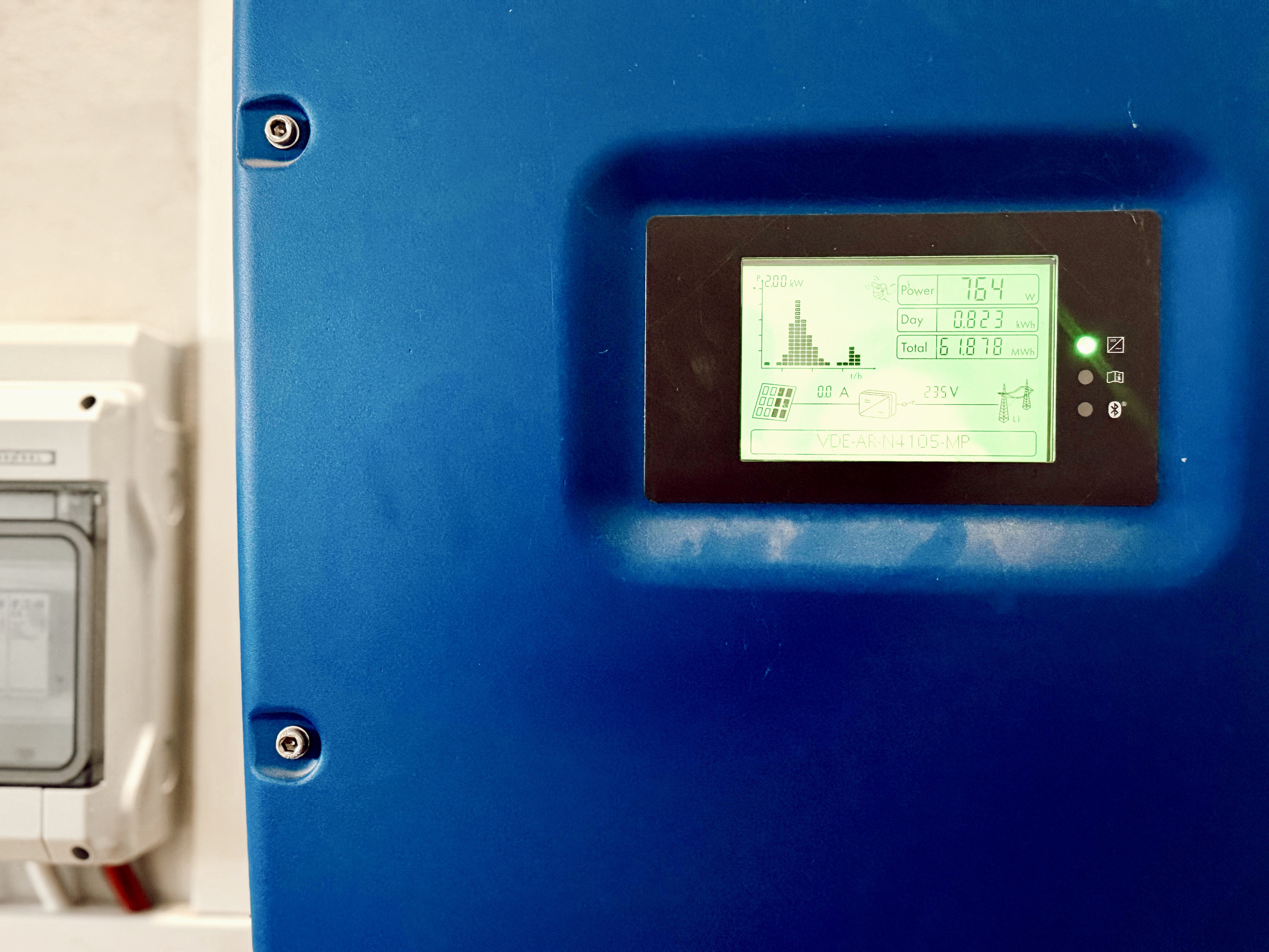 Māja Vāverēni - saules paneļu invertors